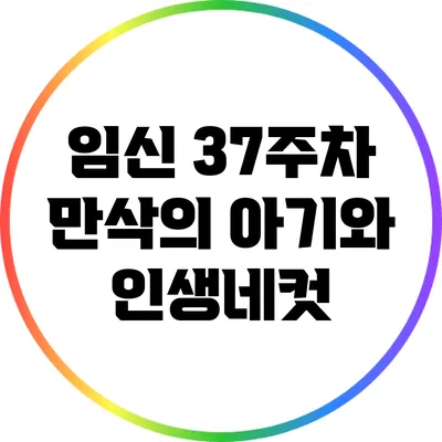 임신 37주차: 만삭의 아기와 인생네컷