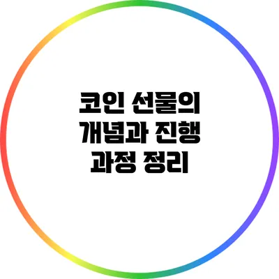 코인 선물의 개념과 진행 과정 정리