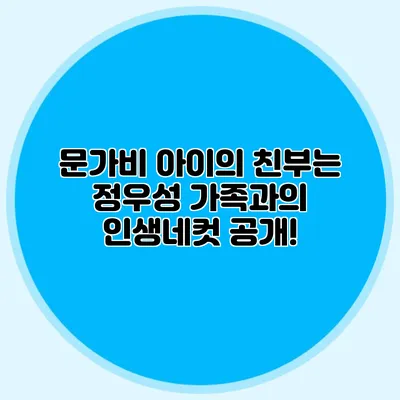 문가비 아이의 친부는 정우성? 가족과의 인생네컷 공개!