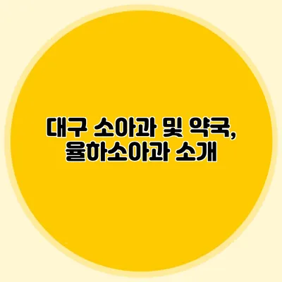 대구 소아과 및 약국, 율하소아과 소개